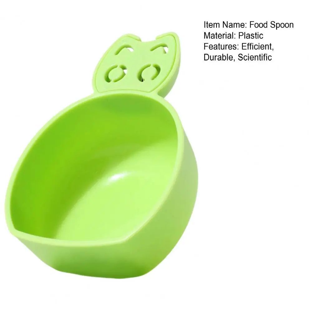 Pet Food Scoop Plastic Grain Spoon Multifunctional Timed Quantitative Feeding Spoon Safe Non-Toxic Pet Food Measuring Scoop