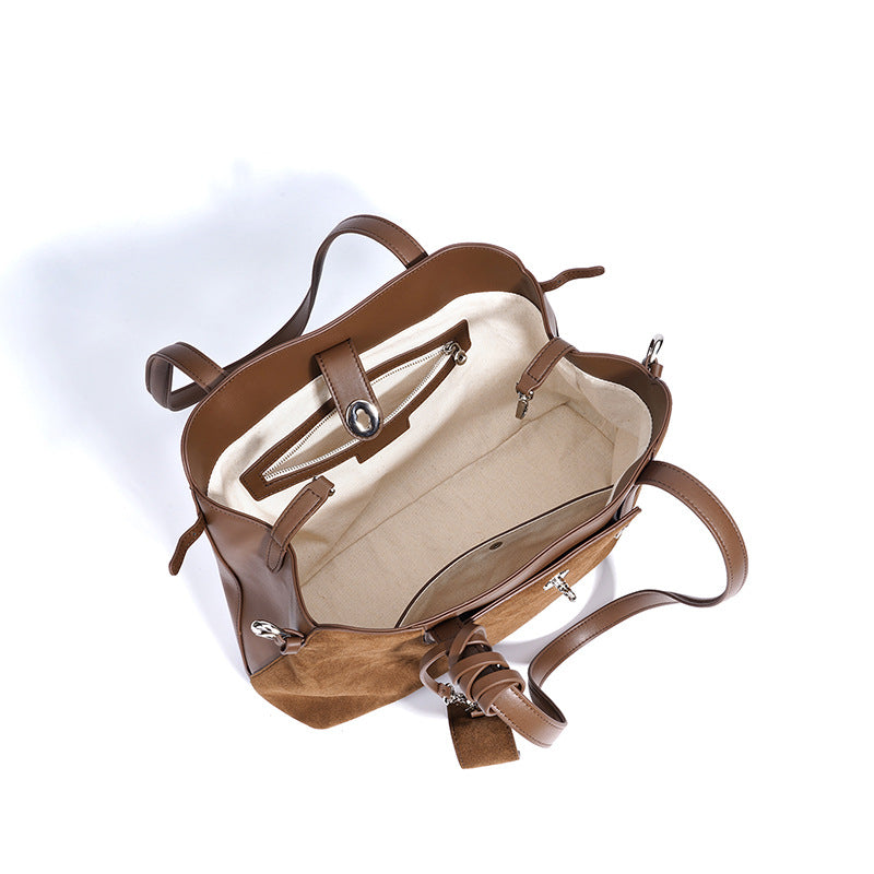 Soft-leather Vintage Minimalist Versatile Shoulder Bag