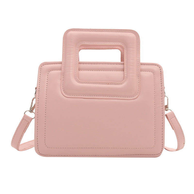 Simple Western Style Solid Color Tote