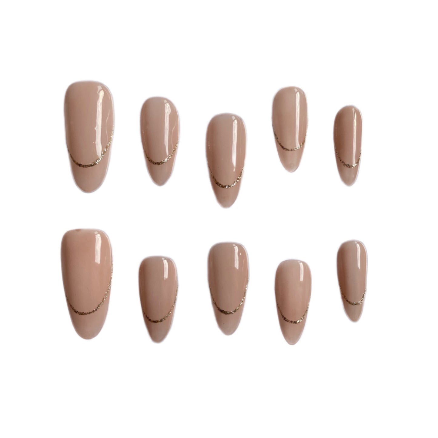 Almond French Finished Manicure
