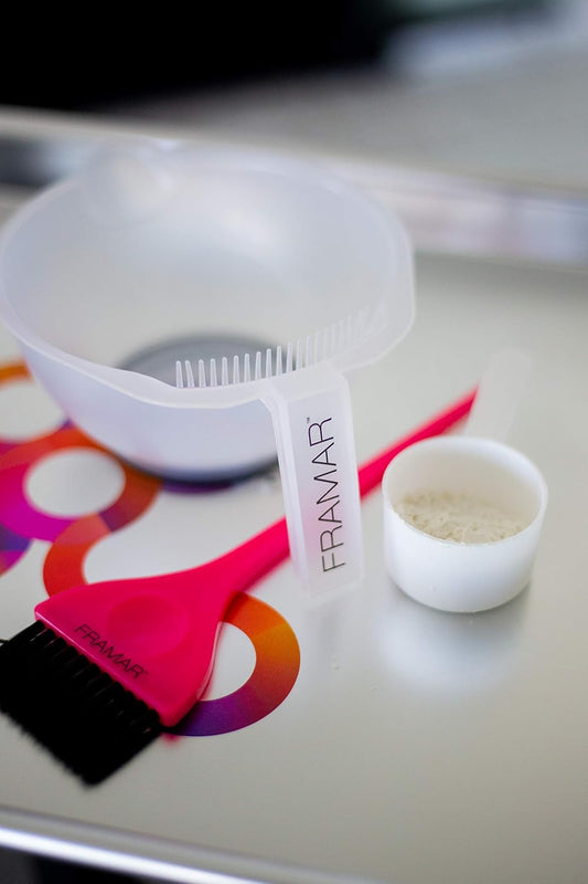 Classic Hair Color Brush – Hair Dye Brushes for Hair Stylist, Hair Coloring Brush, Color Applicator Brush, Tint Brushes for Hair Color, Dye Brush Tools - Pink