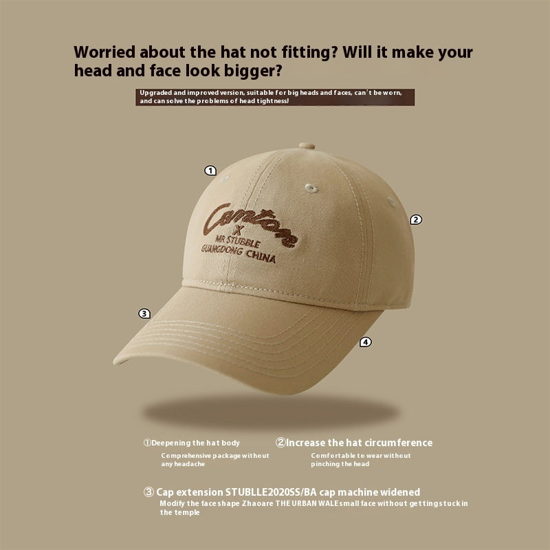 Big Face Small Soft Top Sunshade Duck Hat