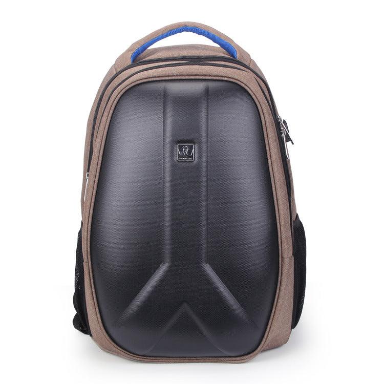 new men's computer backpack, USB backpack, hard shell travel bag, student bag light customization