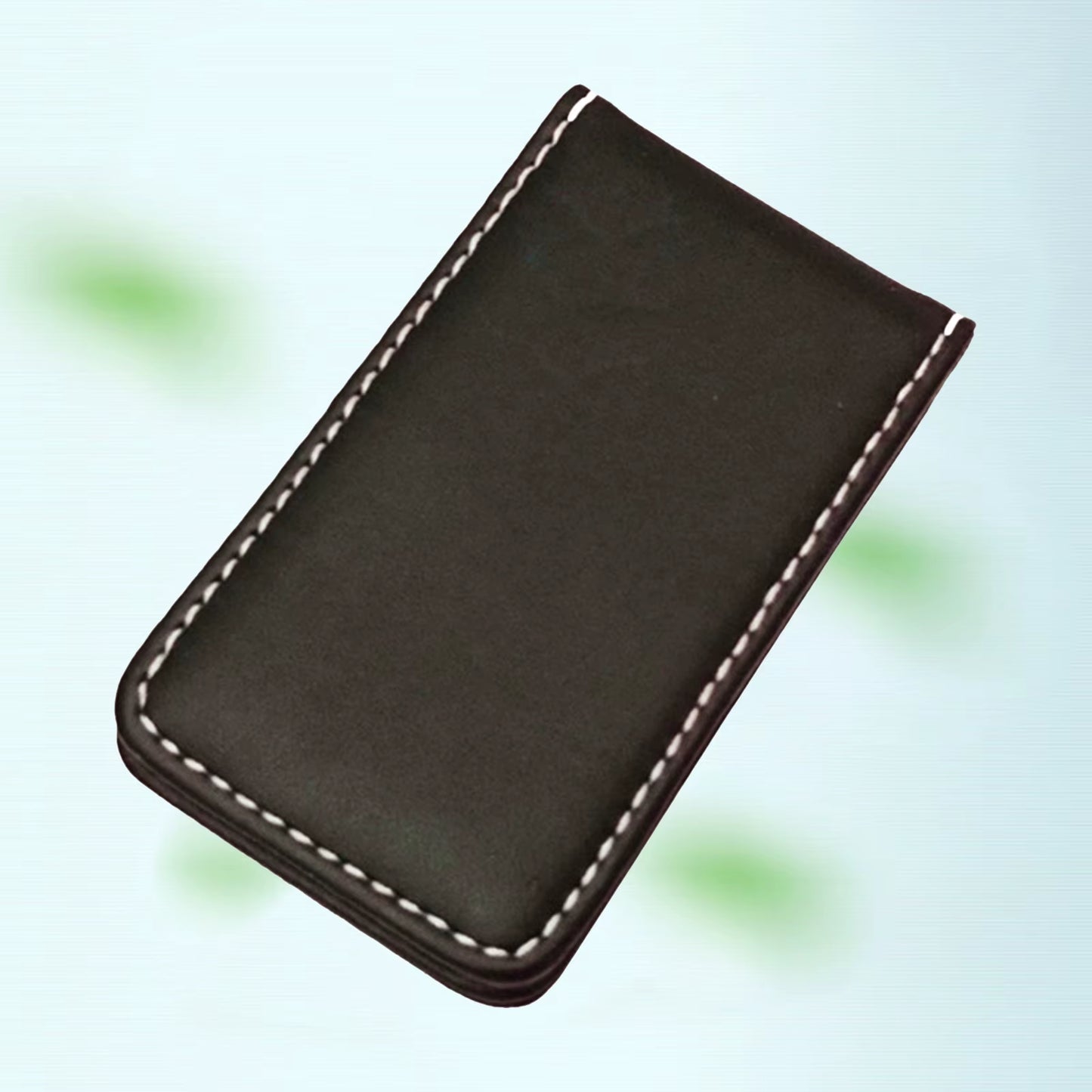 PU Leather Magnetic Money Clip Pocket Wallet Minimalist Wallet Slim Wallet Credit Business Cards Holder
