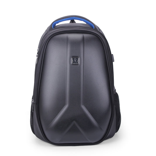 new men's computer backpack, USB backpack, hard shell travel bag, student bag light customization