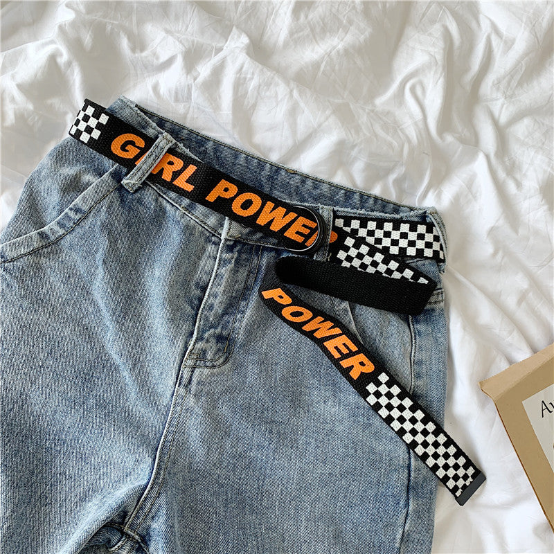 Letter BF belt