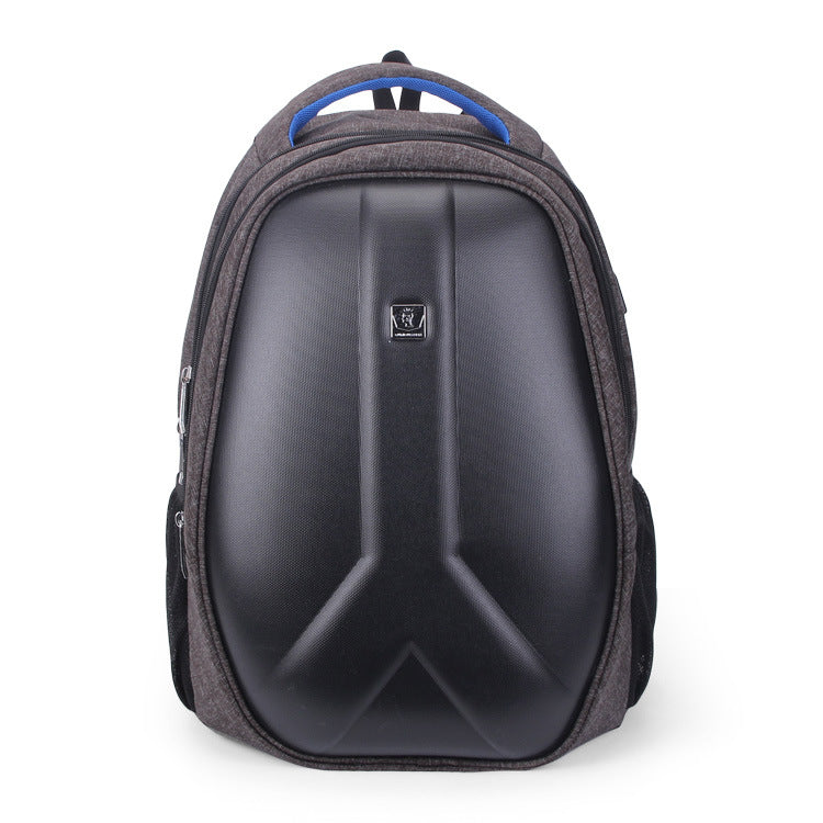 new men's computer backpack, USB backpack, hard shell travel bag, student bag light customization