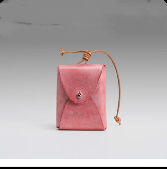 Retro Handmade Men's Cute Zero Multifunctional First Layer Cowhide Card Holder