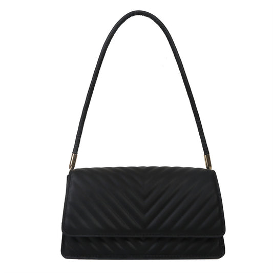 Embroidery Thread Shoulder Small Square Bag Casual Simple