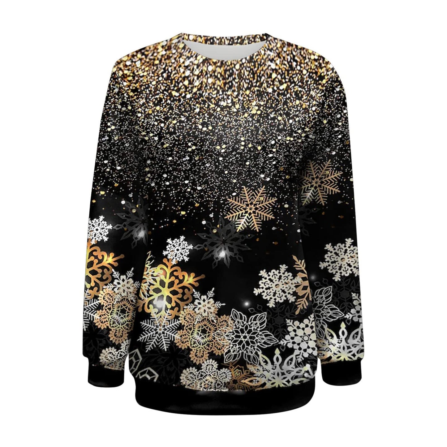 Christmas Autumn Winter Sweater Women's 3D Digital Printing Top