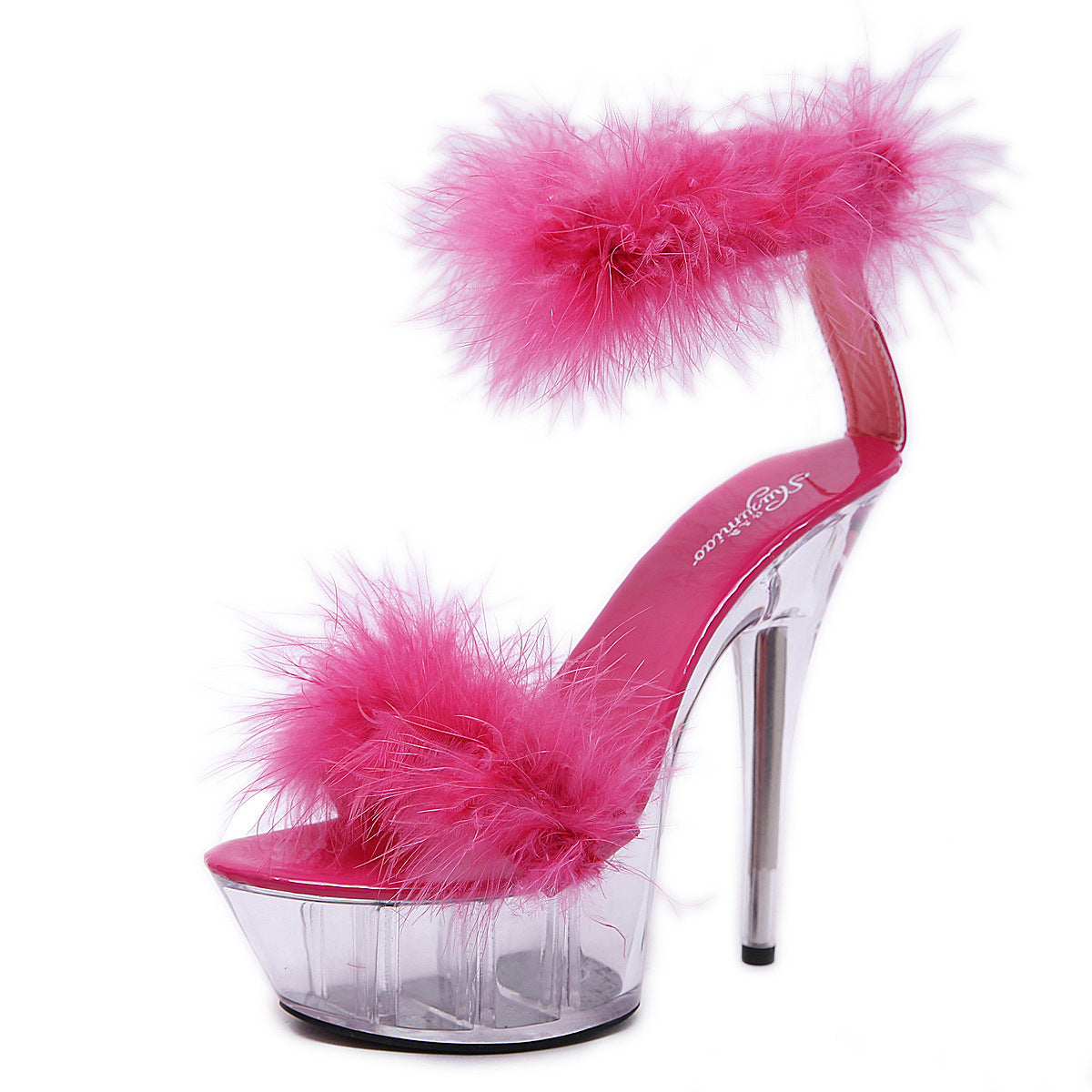 Stiletto Sexy Waterproof Platform Hate High Hairy Sandals