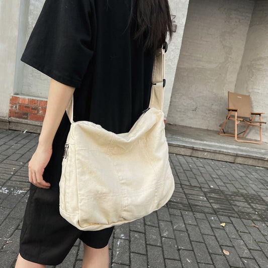 Women's Large-capacity Canvas Shoulder Crossbody Bag