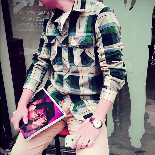 Male Velvet Padded Thickened Top