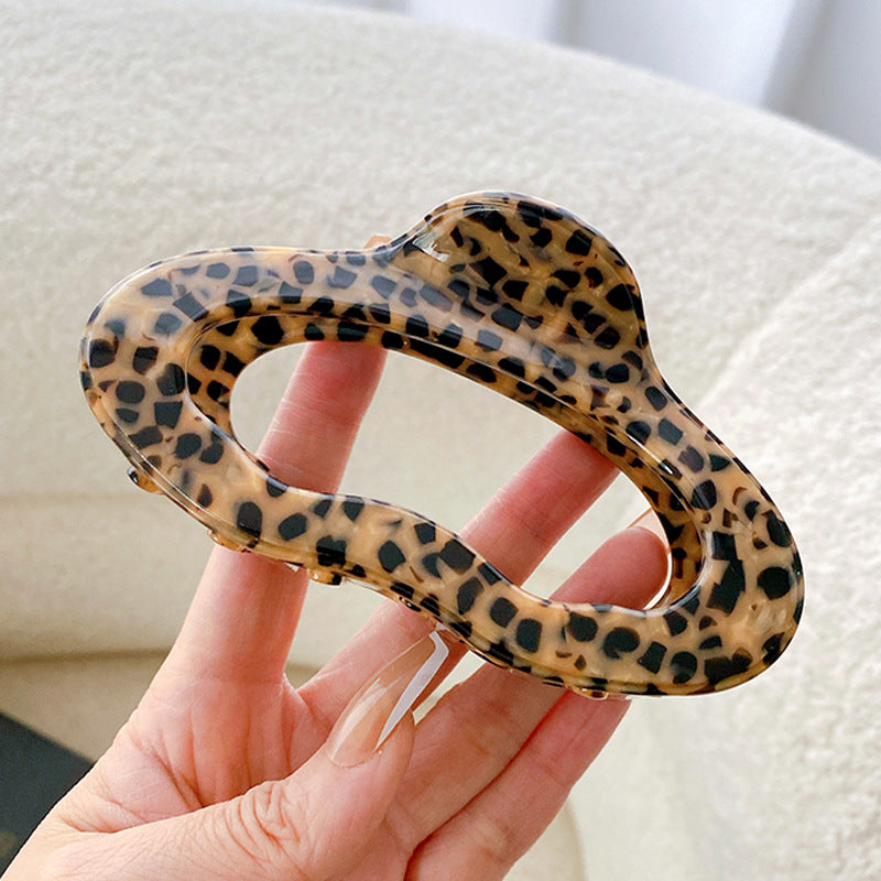 Ornament 4mm Thickened Cellulose Acetate Sheet Grip Barrettes