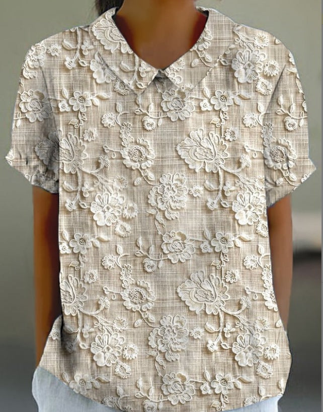 Summer Monsoon Short Sleeve Printing