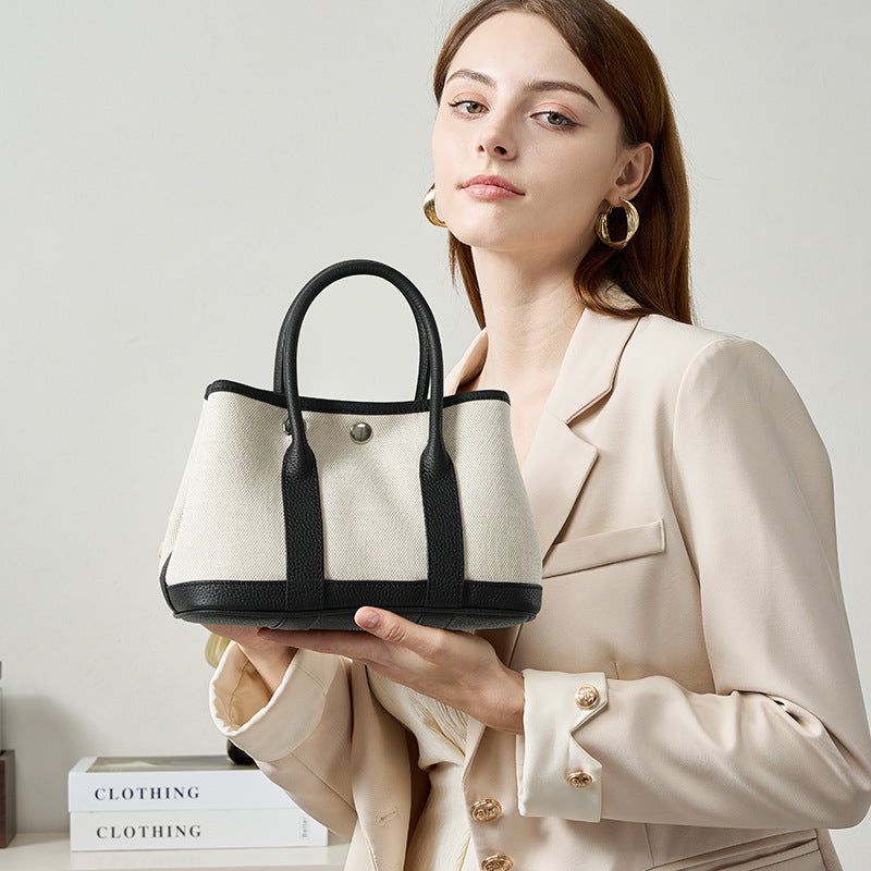 Ægte Læder Crossbody Dametaske Førstelags Koskind Håndtaske