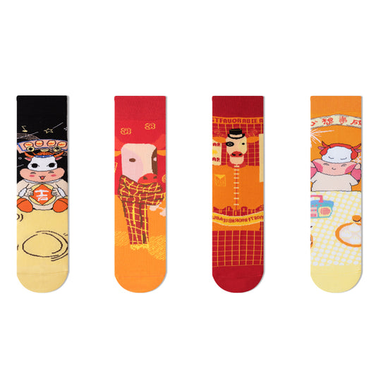 Ins Tide Tube Socks Cotton Men's Stockings