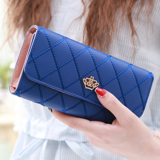 Student wallet with crown buckle