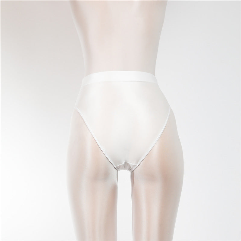 Women's Oily Sheer High Waist Briefs
