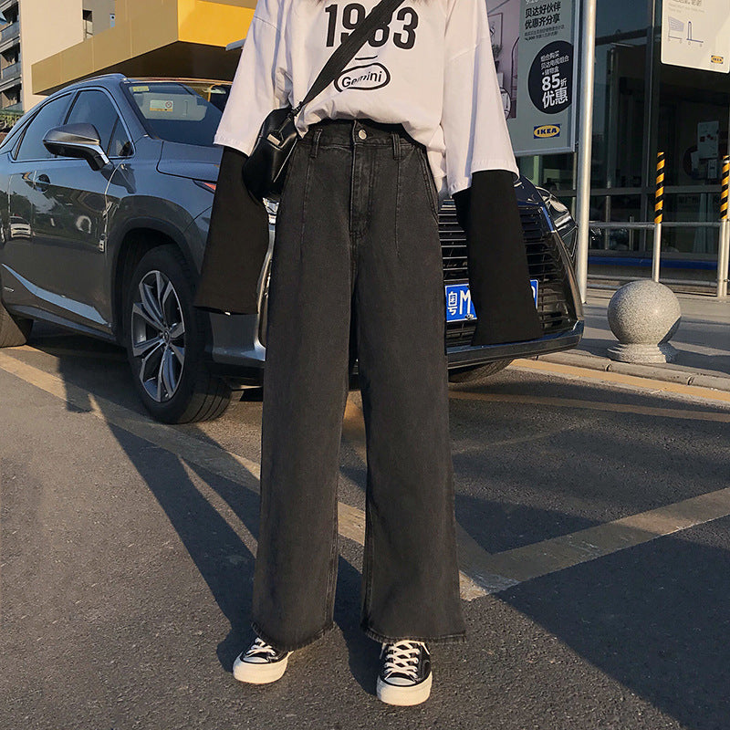 Harajuku black daddy jeans