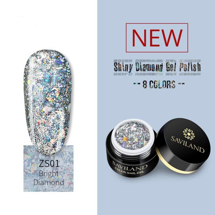 8 farver klar diamantlim