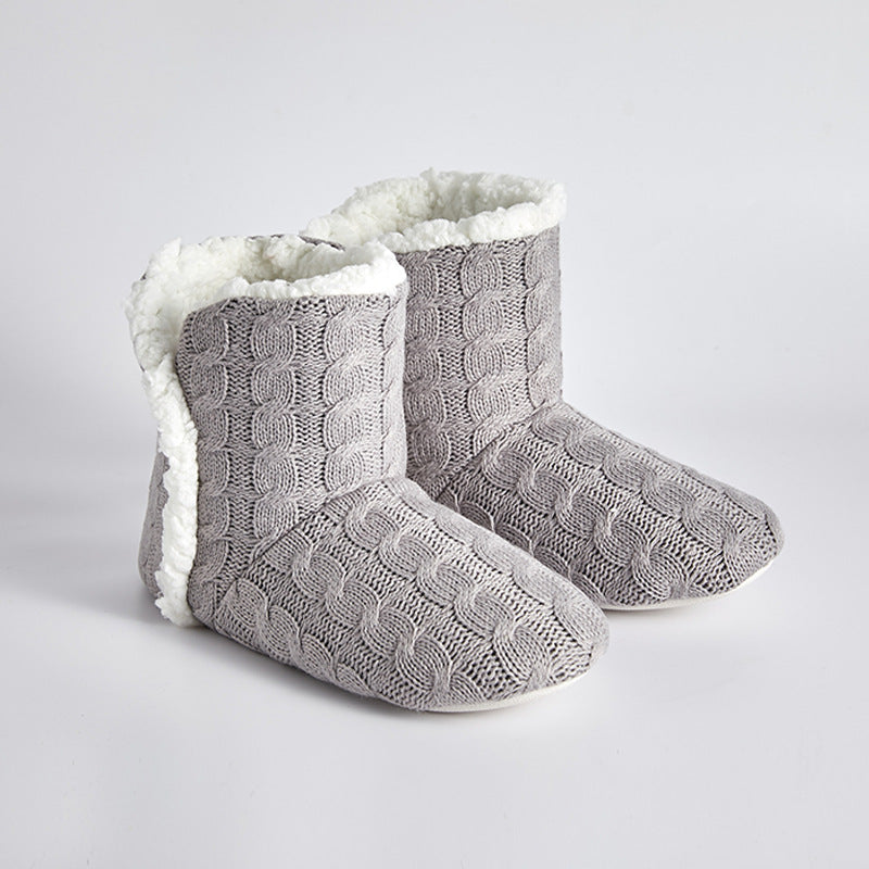 Women's Autumn And Winter Thickened Plus Velvet Floor Socks