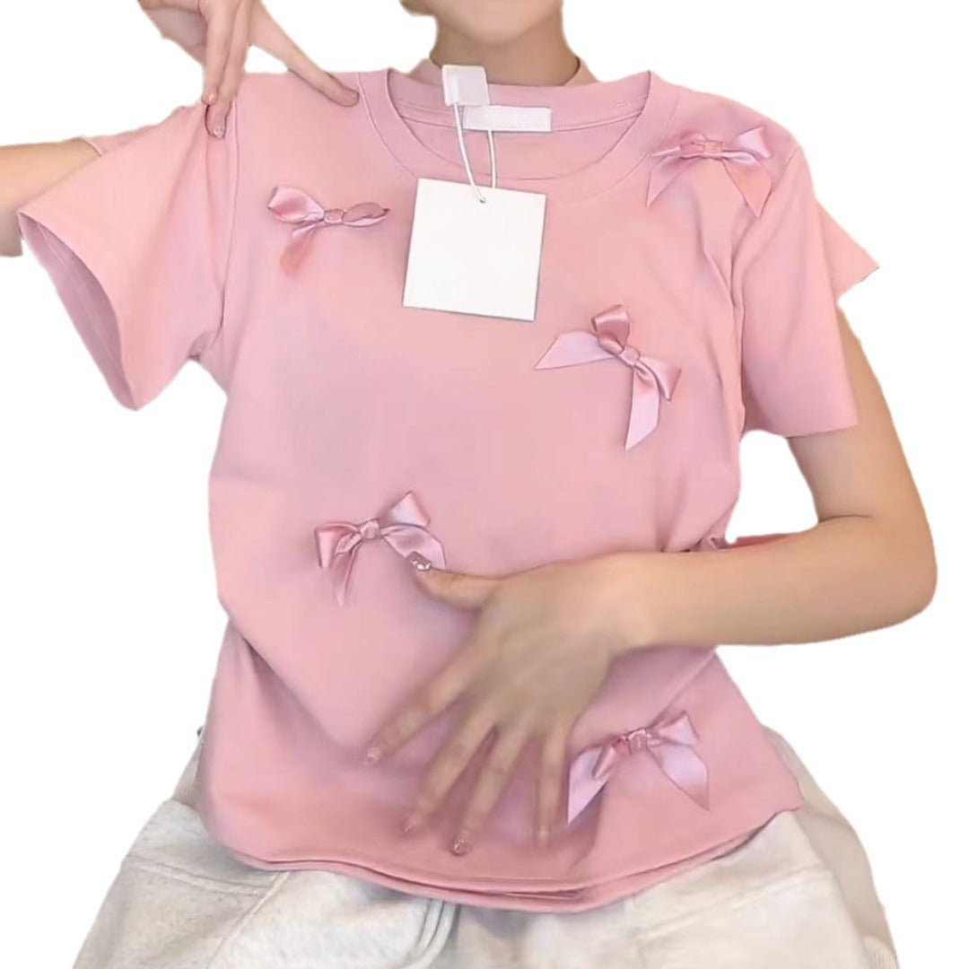 Japanese Sweet Bow Short Sleeve