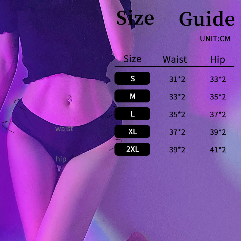 Women's Plus Size Physiological Panties Low Waist Four Layers Leak Proof
