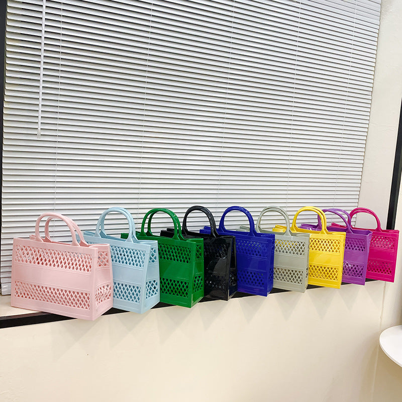 Portable Large Capacity Storage Basket Candy Hollow Bag