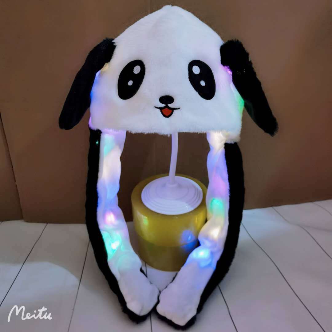 Movable Ears Luminous Rabbit Hat