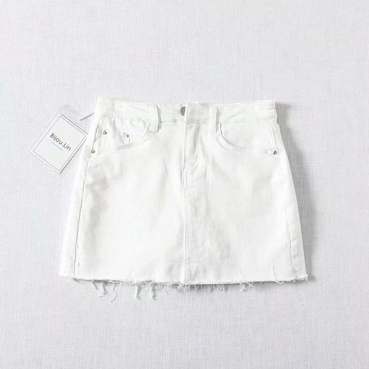 New High Elastic Personality Slim Fashion Denim Culottes Women