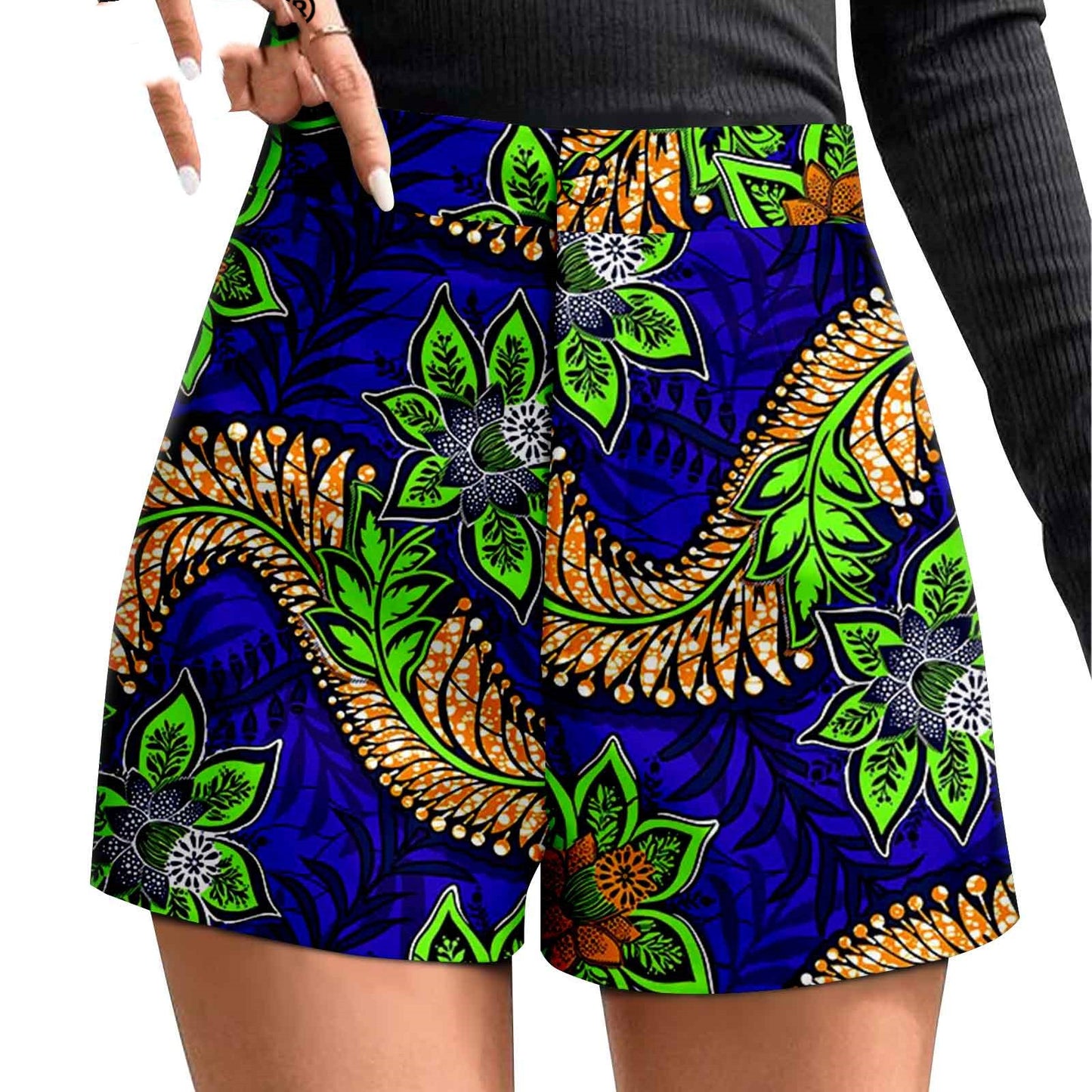 Duplex Printing Batik Shorts
