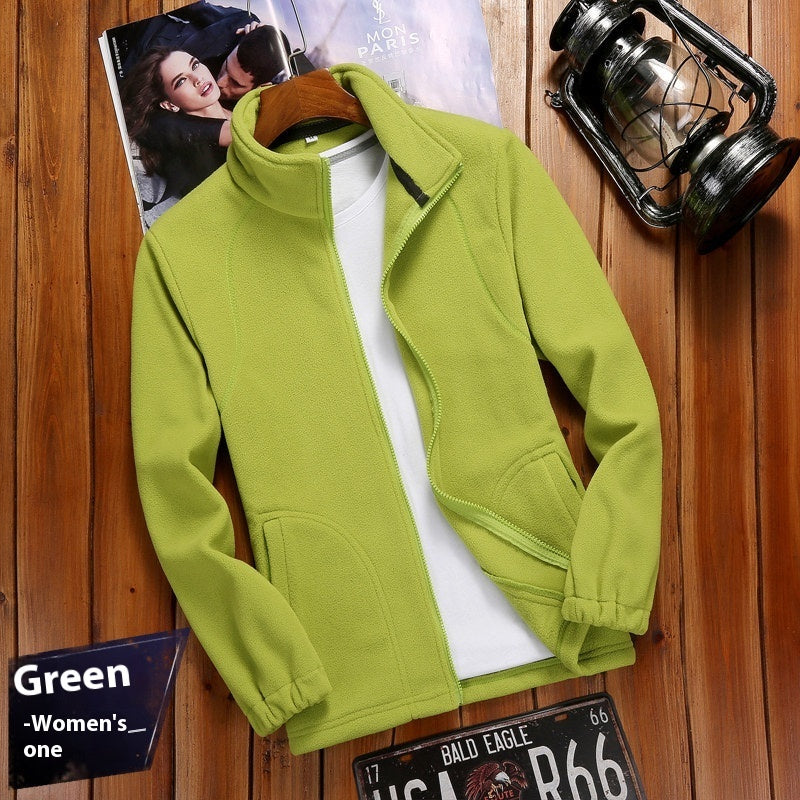 Outdoor Sports Women's Fleece Cardigan Sweater Fleece Top