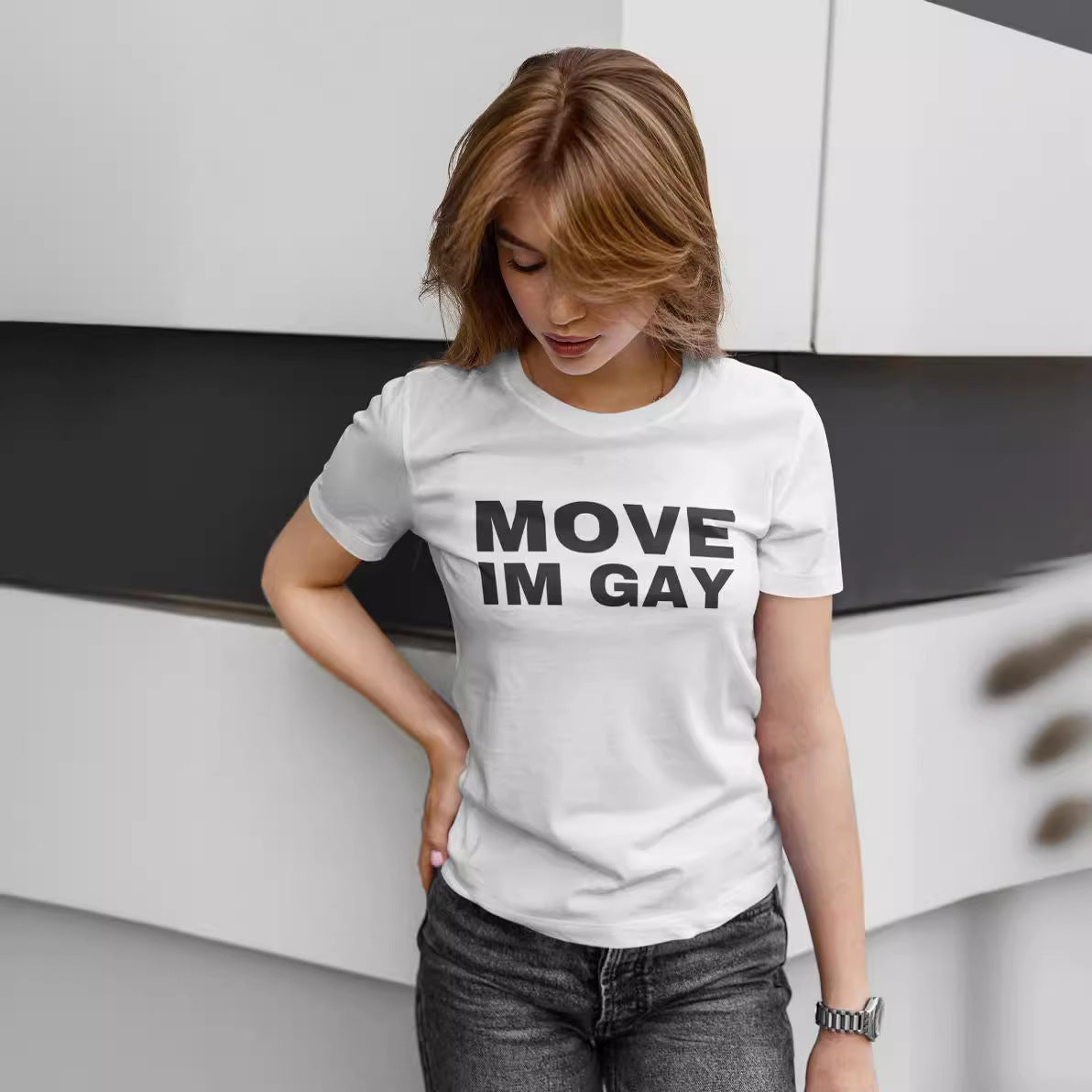 Sexet Rundhalset T-shirt