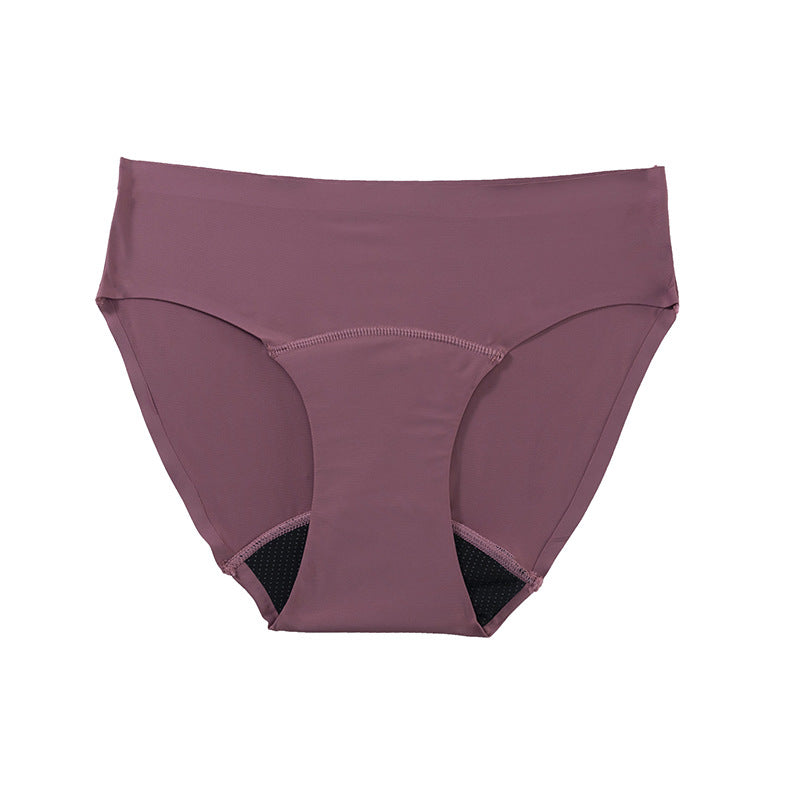 Women's Fashion Casual Seamless Ice Silk Physiological Underwear