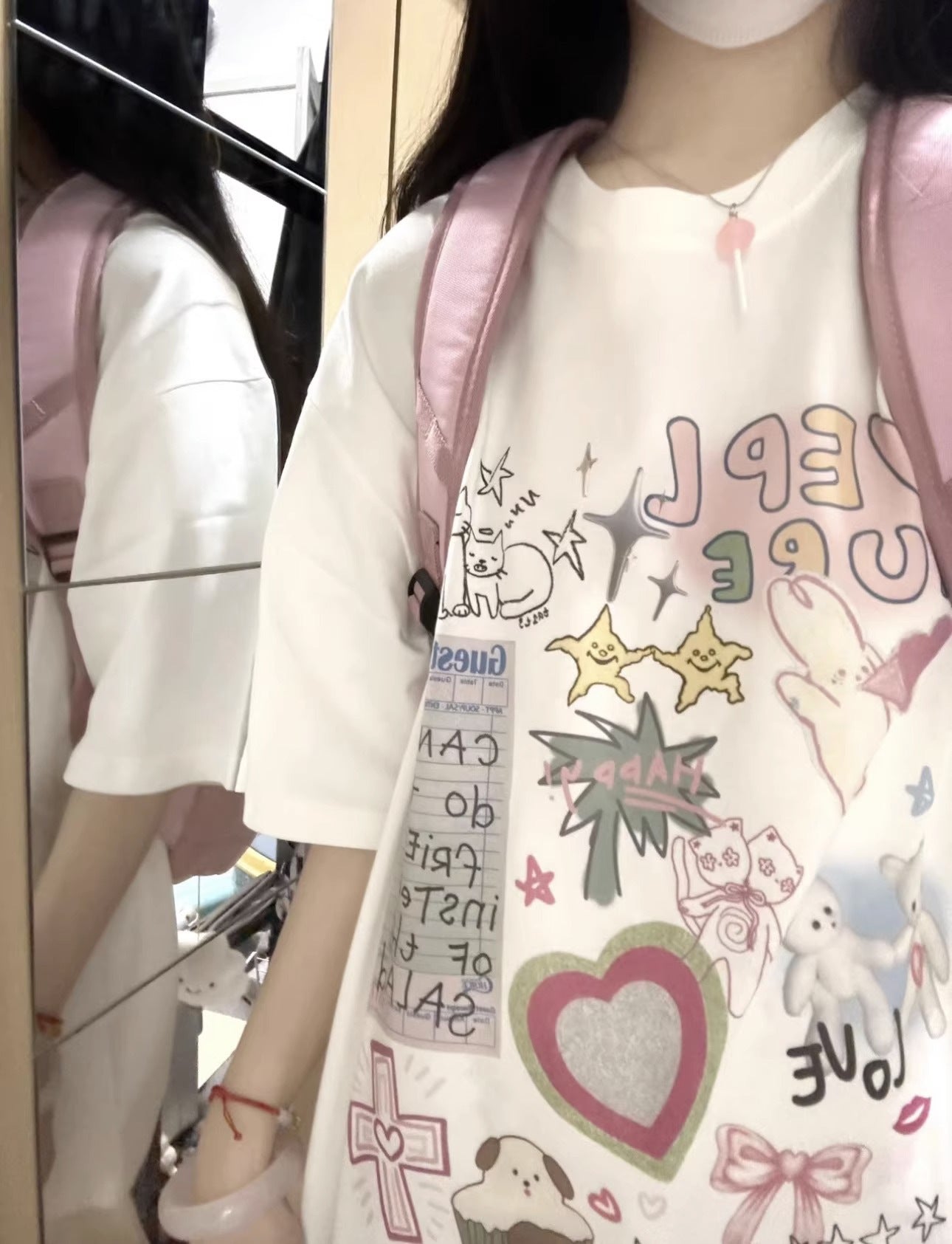 Sweet Heavy Cotton Printed T-shirt