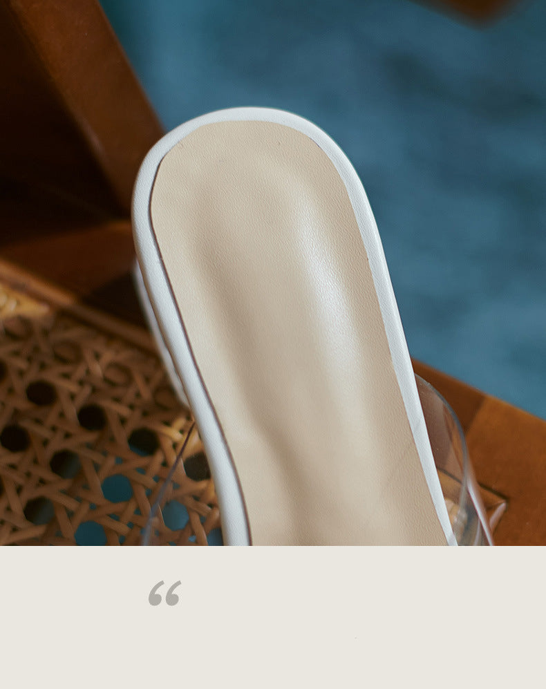 Thick And Versatile Fashion Sandals With The Word In Word