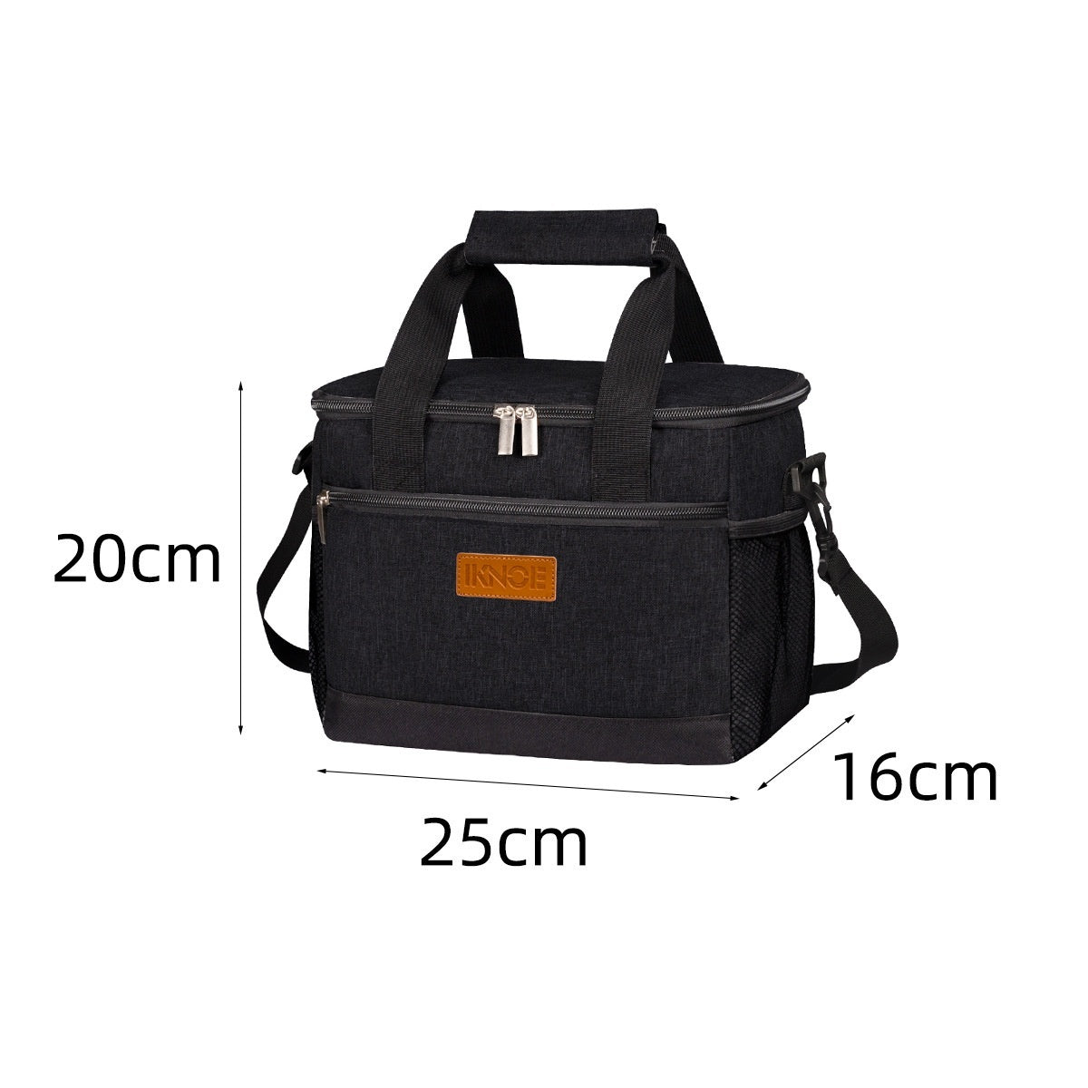 Portable Outdoor Insulated Tote Bag Foldable Made From Thickened Oxford Fabric With Leak Proof Insulation