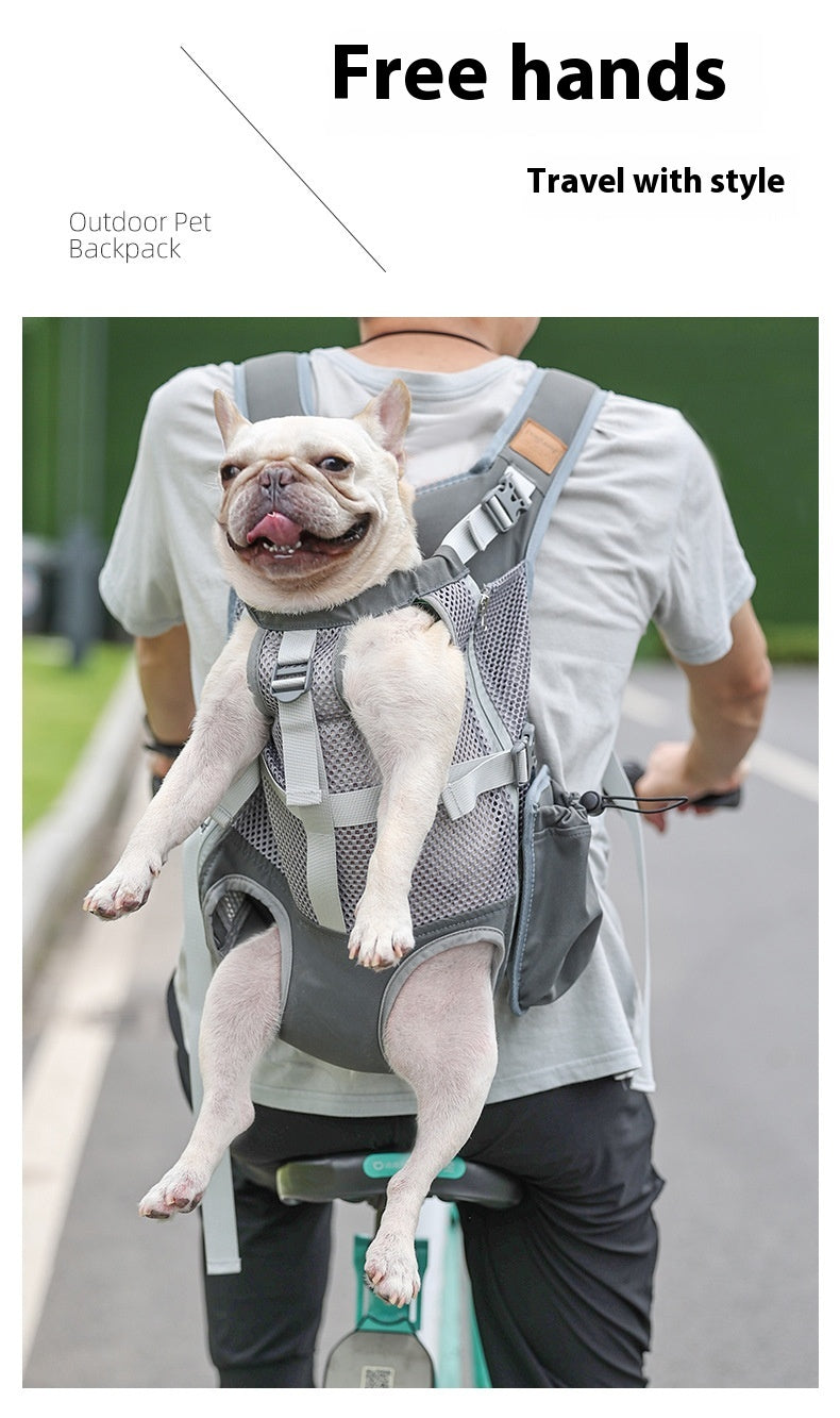 Pet Dog Backpack Mesh Breathable