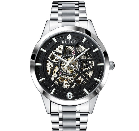 Men's Hollowed-Out Automatic Mechanical Watch