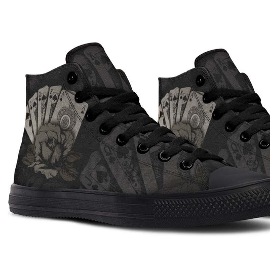 Printed Couple High-top Canvas Shoes