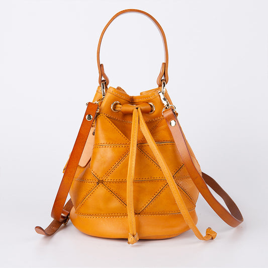 Geometric Stitching Crossbody Women's Bag Literary Handbag