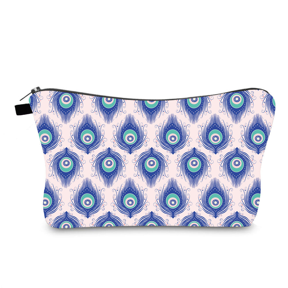 Anti Splash Cosmetic Bag Evil Eye Print Cross Border