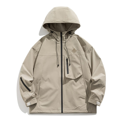 American Functional Shell Jacket Men's Spring And Autumn Mountain Style