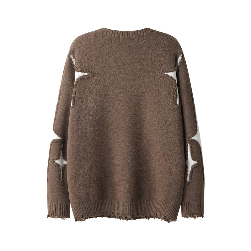 Loose And Lazy Style Fried Street Couple Sweater