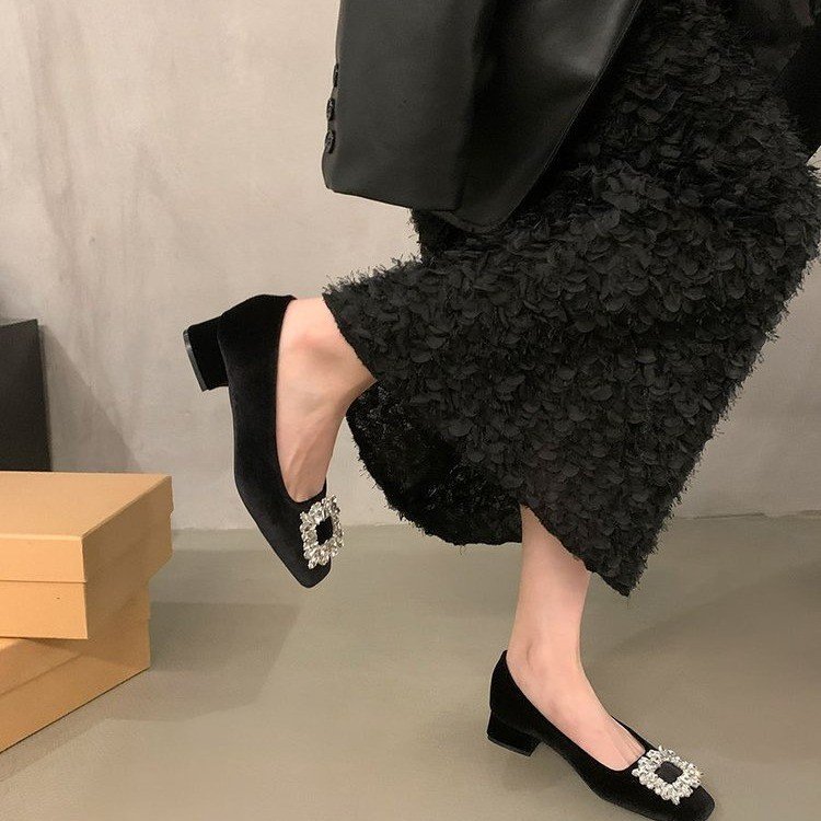 Sense Rhinestone Low-cut Gommino