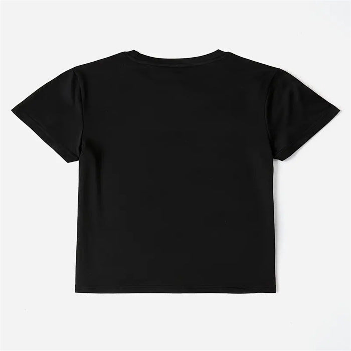 Women's Printed Casual Cute Short Sleeve