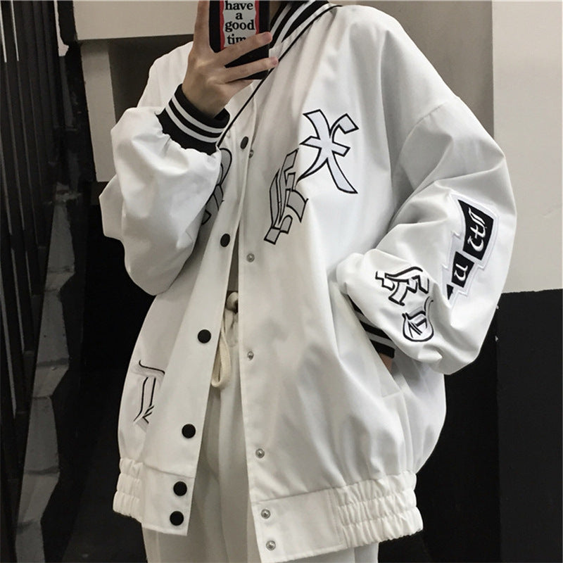 Men's And Women's Fashion Casual Loose Pilot Coat