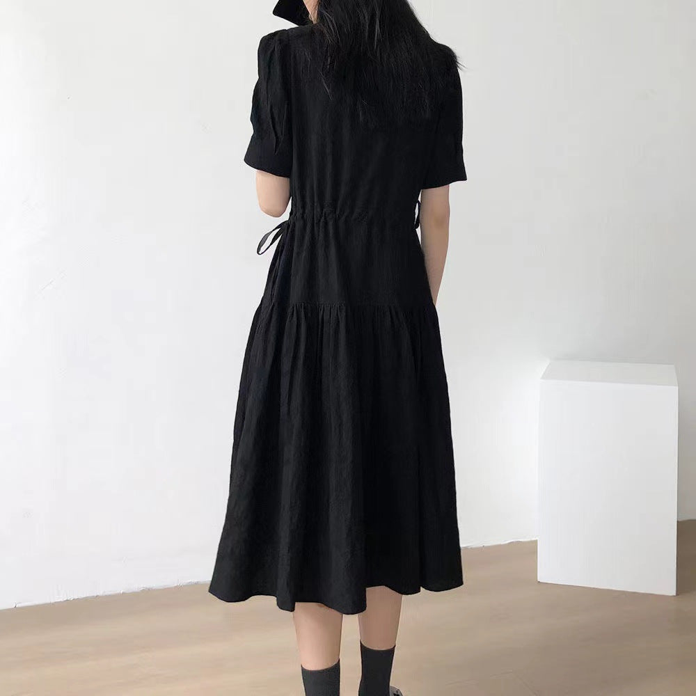Loose Black Dress With A Premium Feel
