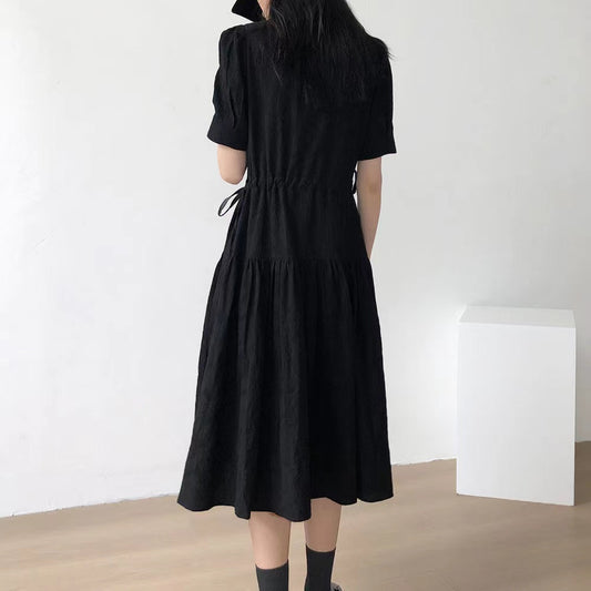 Loose Black Dress With A Premium Feel